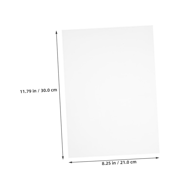 Gatuida 10 Pack Transparent Plastic Sheets Thin Plastic Sheets for