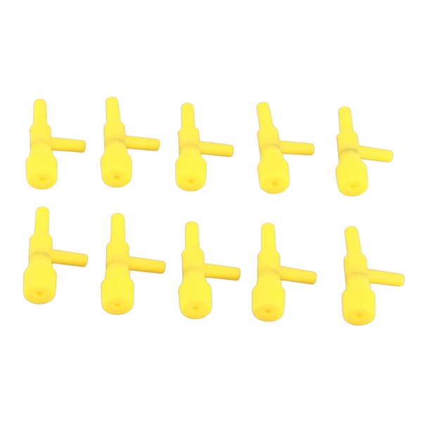 10Pcs Plastic Aquarium Airflow Control Valve Fish Tank 3 Way