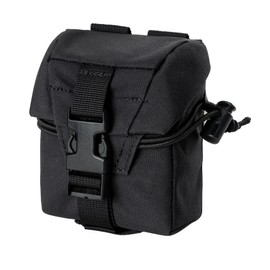 IDOGEAR Tactical Frag Grenade Pouch MOLLE Tool Pouch Ultility EDC Mini Waist Storage Bag with Adjustable Function(Black)