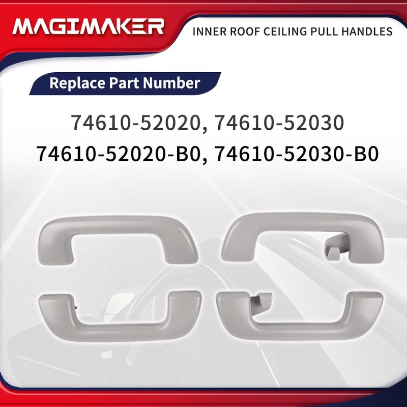 Magimaker 4Pcs Front ＆ Rear Driver Passenger Side Inner Roof