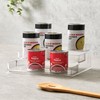 iDesign 3-Tier Spice Rack Organizer for Cabinets, Pantry or Countertop,