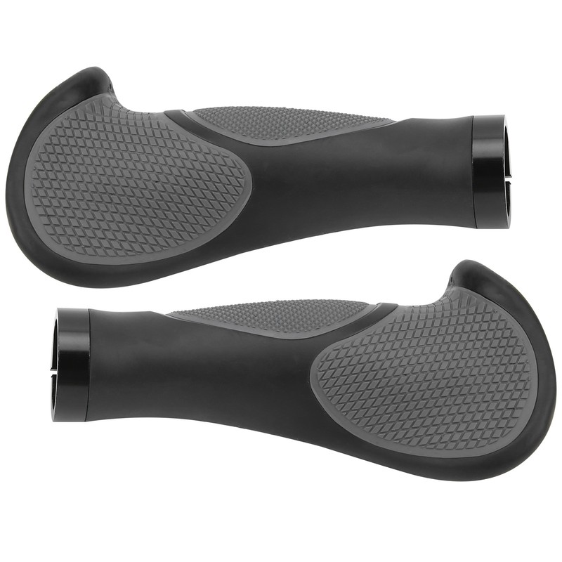 22.2mm Mountain Bike Horn Handlebars Bilateral Locking Rubber Handle Grips
