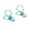 100 Pcs Binder Clips Hollow Cute Flower Shape Sturdy Metal