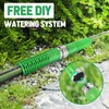 Flat Soaker Hose 75FT for Garden and Lawns, 80% Water-Saving
