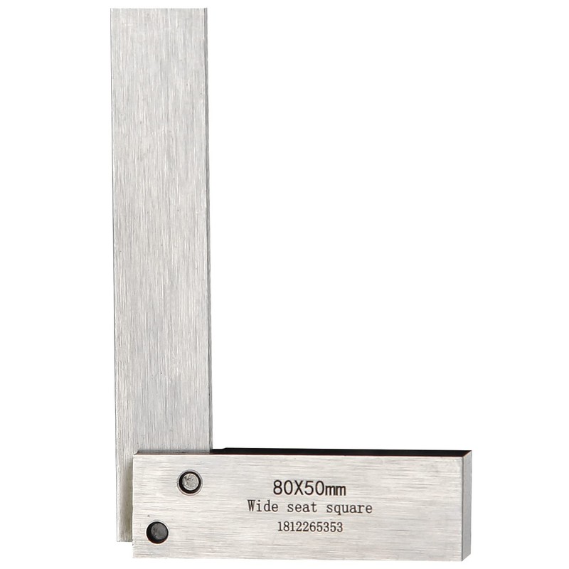 TOOLCOOL Machinist Square Engineers Square Try Square 90 Degree Right