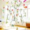 6.5 ft Flower Garlands Hanging Artificial Wildflower Wall Decor