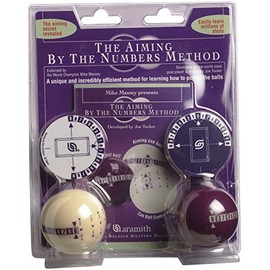 Genuine Aramith Training By The Numbers Learning/Aiming Pool/Billiards Ball Set