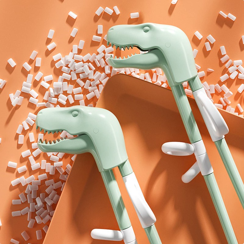 Dinosaur Training Chopsticks,2pcs Chopsticks For Kids ,Reusable Chopsticks Learning Chopstick
