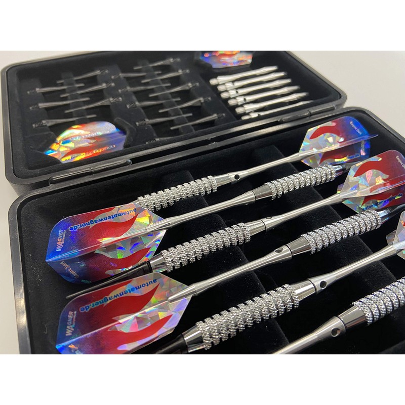 Empire®Dart Set of 6 Chrome Tournament Darts in Duo Box