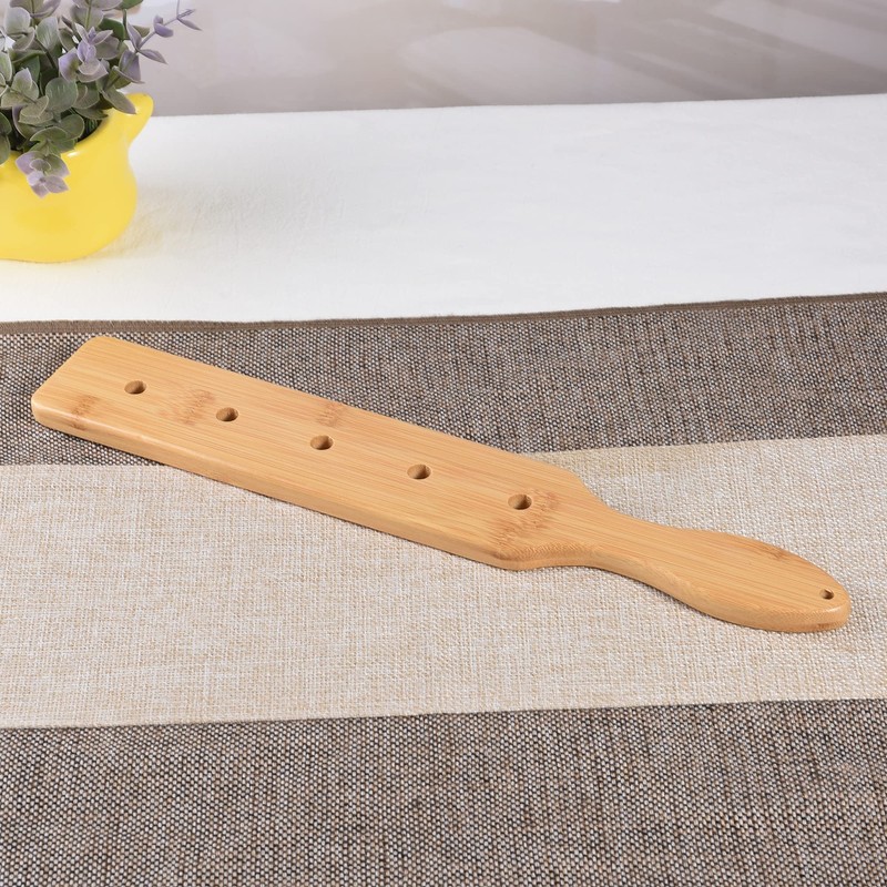 MGTECH Bamboo Wood Paddle, 14 Inch Solid Durable Smooth Wooden