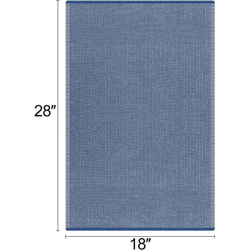 smiry Premium Kitchen Towels(18"x 28", 6 Pack), Large Cotton Dish