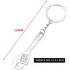 WsjiaboFux Mini Copper Adjustable Wrench Spanner Keychain Keyring Practical Portable