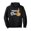 17+1 Half Finger 18th Birthday Candle Pullover Hoodie