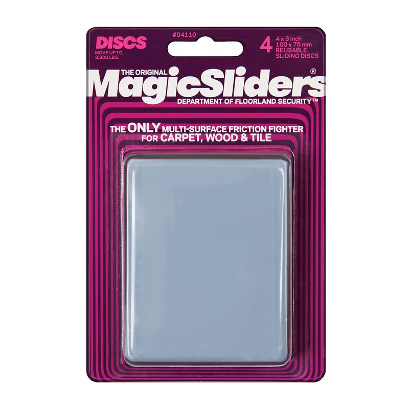 Magic Slider Self-Adhesive Furniture Sliders Heavy-Duty Sliding Disc Pads for