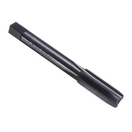 sourcing map Straight Flute Thread Tap, 1/8-27 NPS Nitride Coated Screw Threading Tapping Tool Thread Milling Machine Taps, High-Speed Steel 6542 (HSS 6542)