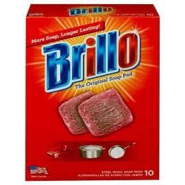 Brillo Steel Wool Soap Pads, 10 Count