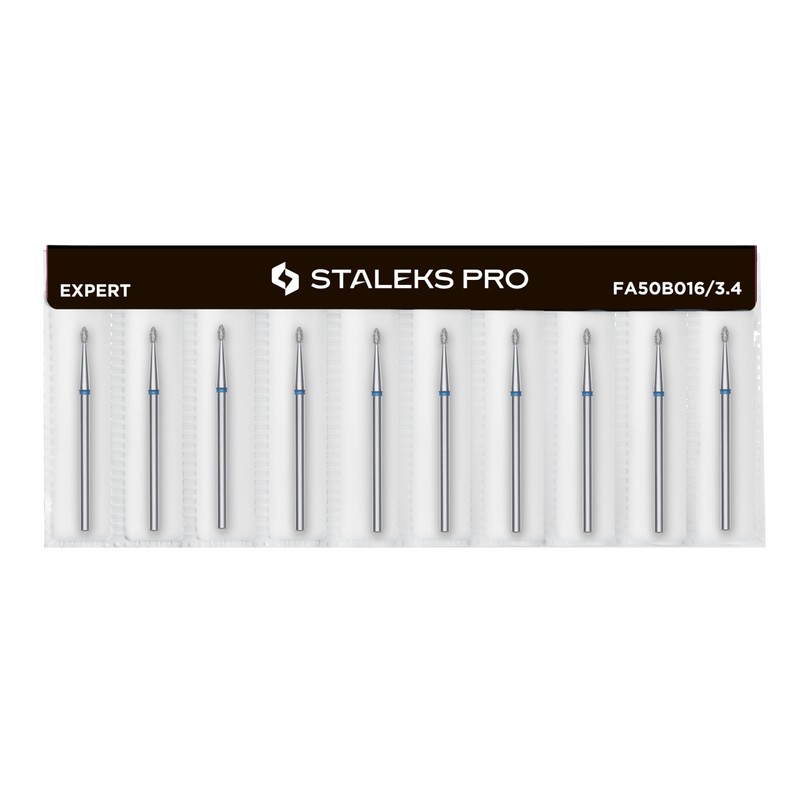 STALEKS PRO Set of 3 Diamond Cuticle Mills 3.4 x