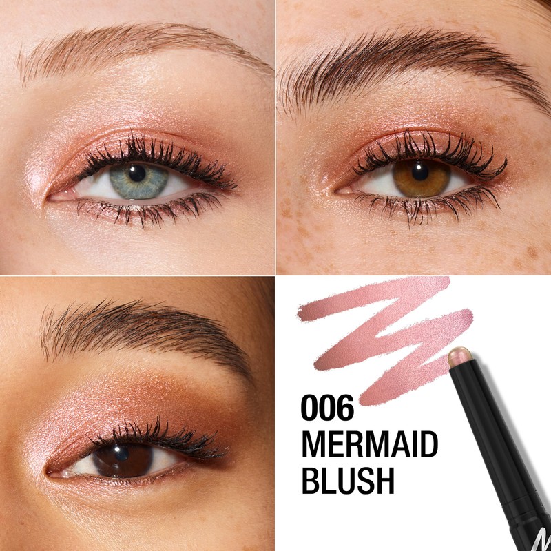 Manhattan Wonder'Last Shadow Stick 006 Mermaid Blush, intensiver und hochpigmentierter
