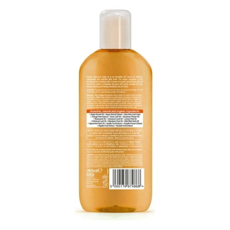 Dr. Organic Argan shampoo, 265 ml