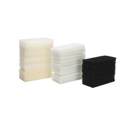 LTWHOME Value Pack of Foam Filters, Carbon Filters and Polyester Filters Set Fit for Fluval U2 Filter(Pack of 36)