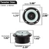 Warzone 2X WZ20TW 2.88-Inch Super Tweeter Speaker, 4 Ohm, 1000W