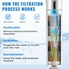 Ryamen 2 Pack Replacement Filters for Handheld Shower Head -