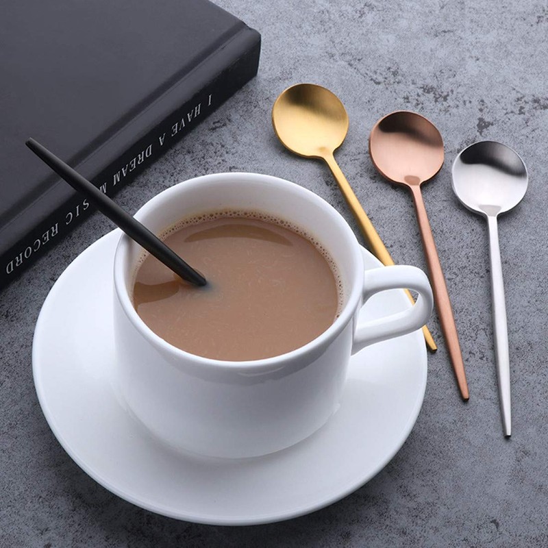 Bisda Portuguese Style Coffee Spoon Teaspoon Spoon Set 18-8 Stainless