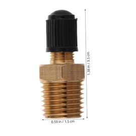 SEWACC 2pcs Air Compressor Valve Core Npt Adapter for Vehicle Tire Fill Convenient Setup for Dual Use for Industrial Home Applications