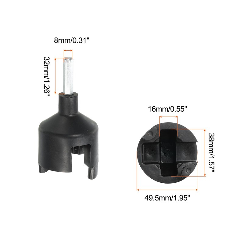 PATIKIL Electric Fence Insulator Screw-in Ring Insulator Wood Post Insulator