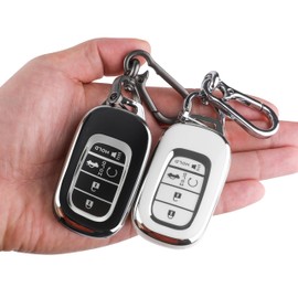 Kyhodsgn Key Fob Cover for Honda 2022 2023 2024 Accord Civic Pilot - Soft TPU Key Case for Honda CR-V HR-V Sport SI EX EX-L Touring Odyssey 5 Buttons Remote Key Fob (Pack of 2)