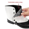 Men's Gangster Spats 20s Leather Boot Covers for Men Snap