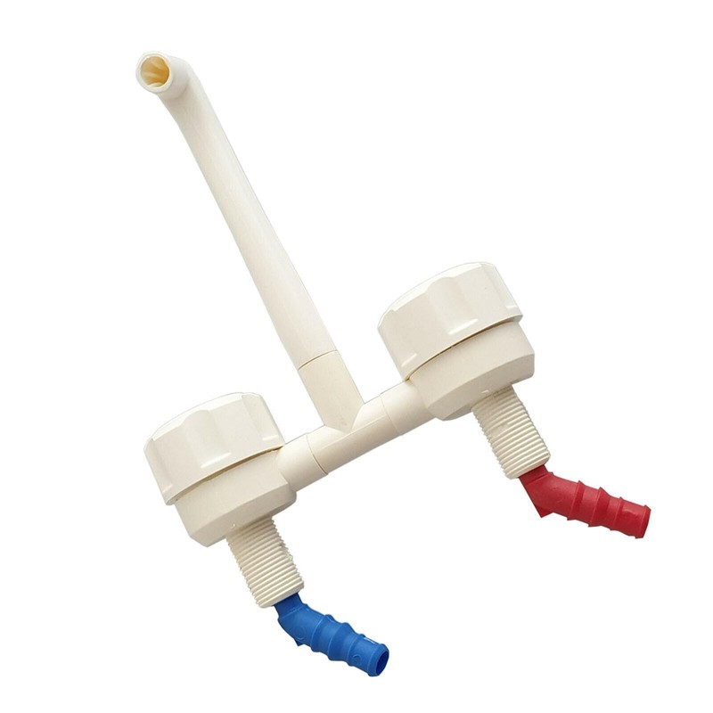 Caravan Water Tap Mixer Hot & Cold Folding Spout 12V