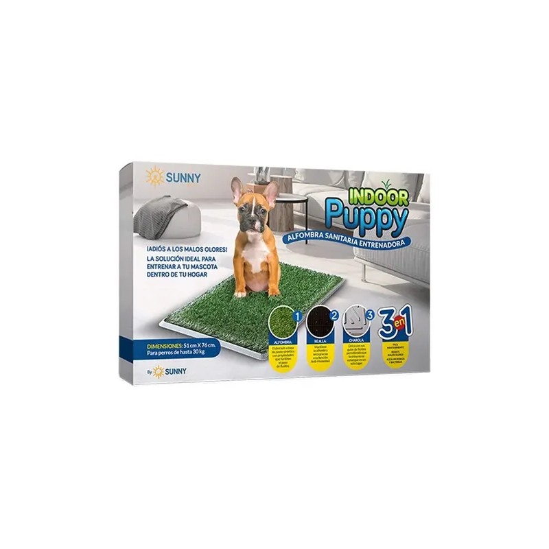 Sunny tapete entrenador pasto chico absorbente para perro 68x43cm SP-3806