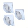 Wall Duct Ventilation Grille Plastic Grille Air Outlet Extractor Hood