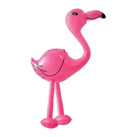 Henbrandt Inflatable Flamingo 64cm Animal Tropical Bird Party Decorations Pink Blow Up Inflatable Toys Pool Party Photo Booth Props Fancy Dress Accessory