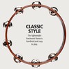 Meinl Percussion My Nell Tambourine Traditional Wood Tambourine Steel Jingles