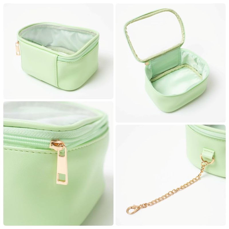 Wigo Colorful Mini Sewn Pouch, Pain Bag, Clear Bag, Mini