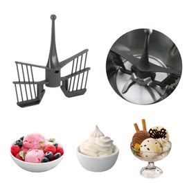 Butterfly Whisk for Thermomix TM5 TM6 TM31, Black Butterfly Mixing Blade Food Processor Replacement Kitchen Aid Mixer Accessory Parts Stirrer Bat Parts, Grey, 14x15x2.5 CM