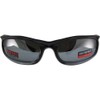 Global Vision Shadow Motorcycle Riding Sunglasses Two-Tone Black and Silver