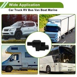 HOPESPANNER Parking Heater Fuel Pump Protection Case Fuel Pump Bracket Cover Protector for Car Truck Van RV Bus Boat Black