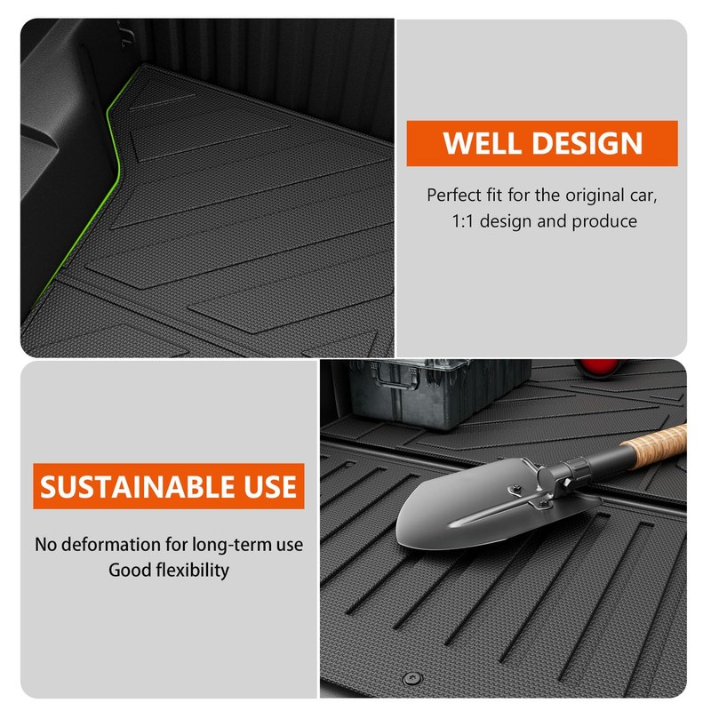 xipoqix 5FT Bed Mat Compatible with 2024 2025 Toyota Tacoma