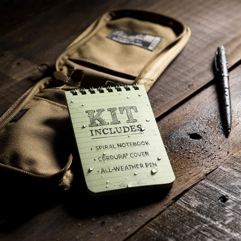 Rite in the Rain Weatherproof 3" x 5" Top-Spiral Notebook