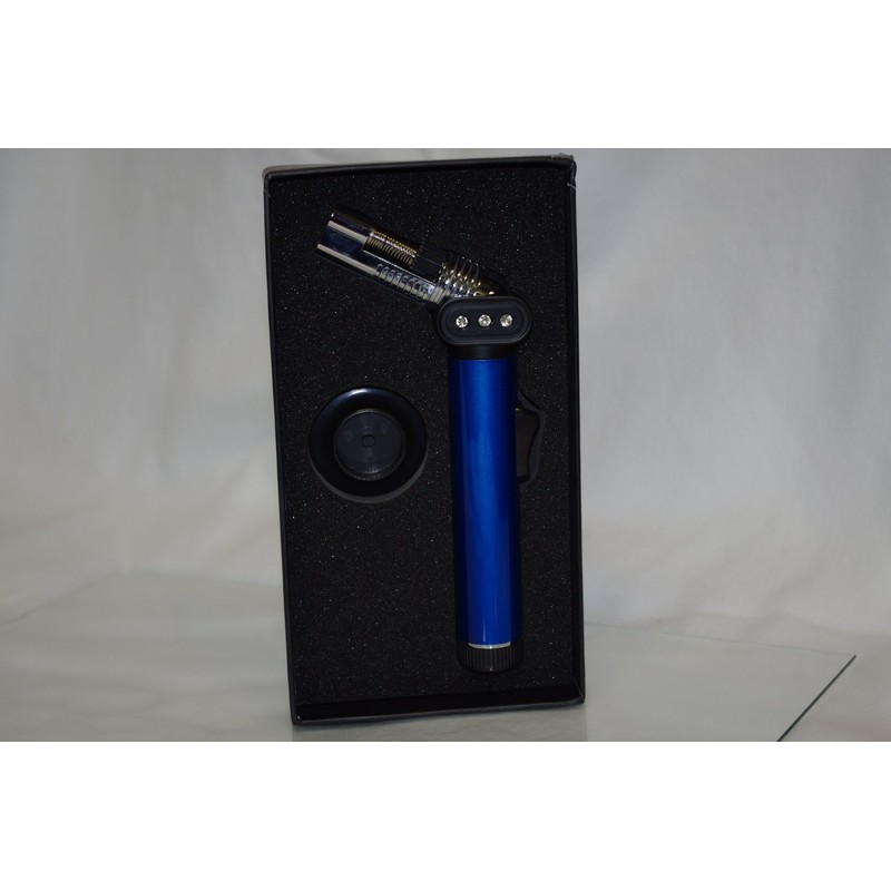 A.A.E. - Jet Torch Butane Refillable LighterBLUE for Camping Hunting
