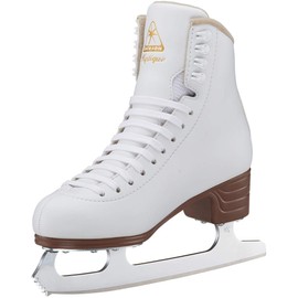 Jackson Ultima JS1491 Mystique Girls Misses Figure Ice Skates/Color: White/Width: Medium/Size: Youth 3 Bundle with Guardog Skate Guards