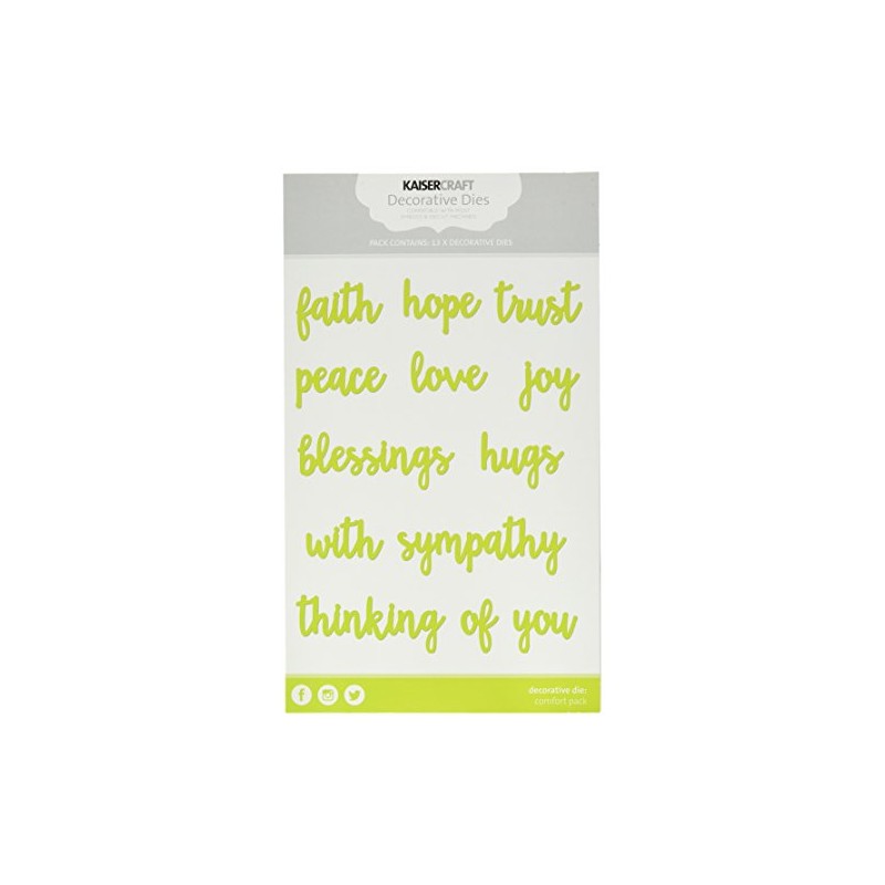 Comfort -Kaisercraft Die Pack