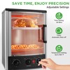 Nutrichef Vertical Countertop Oven with Rotisserie, Bake, Broil, & Kebab