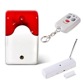 Security Package 3: Comprehensive Alarm System with Wireless Door Sensor & Emergency Bell