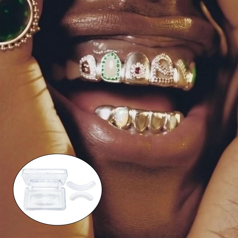 6-8 Teeth Grillz Mold Kit, Easy to Use for Custom