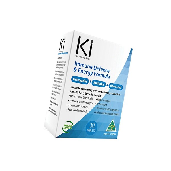 KI Immune Defence & Energy Formula 30 tablets Immune Support Reduce cold