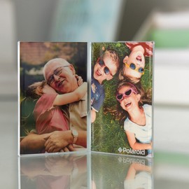 Polaroid 0840102164411 Transparent Photo Holder– Frame, Acrylic, Transparent, Multiple Photos, 5.08 x 7.62 cm, Rectangular, 5.08 x 7.62 cm